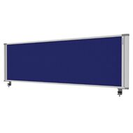 Boyd Visuals Desk Mounted Partition 1460W Blue
