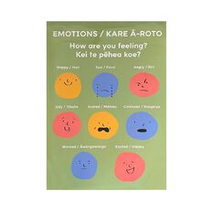 Educational Poster Emotions 60cm x 90cm