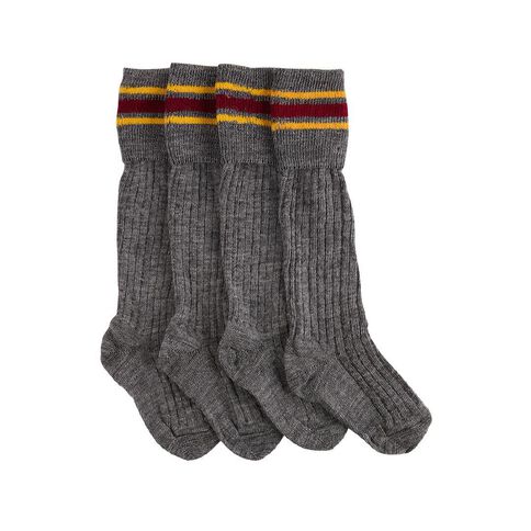 Schooltex Striped School Socks 2 Pack