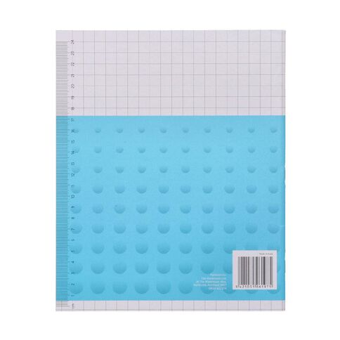 WS Exercise Book 1H5 10mm Quad 36 Leaf Blue