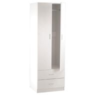Living & Co Wardrobe Cabinet 2 Door & Drawers