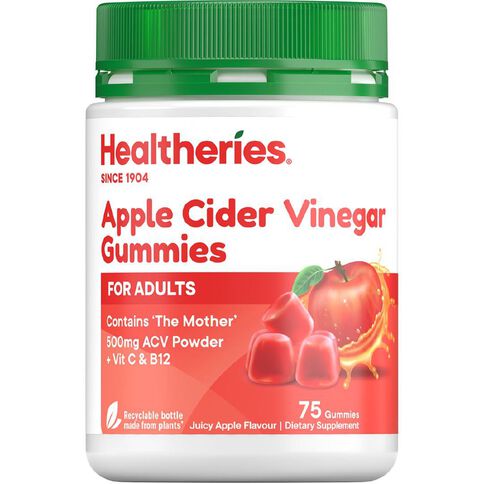 Healtheries Apple Cider Vinegar Gummy 75s