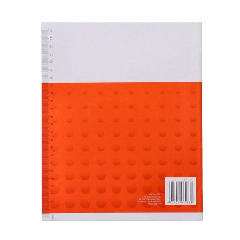 WS Exercise Book 1A5 UB Blank 40 Leaf Orange