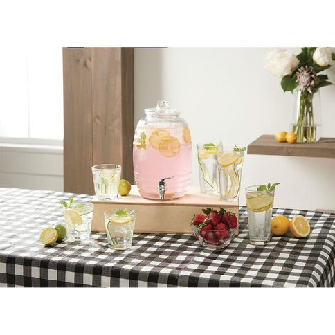 Living & Co Bistro Hiball Glass Tumbler Clear 6 Pack