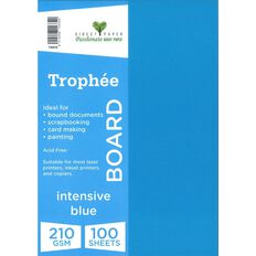 Trophee Board 210gsm Intensive Blue A4 100 Pack