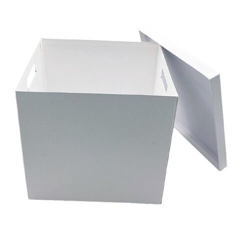 WS Paperboard Storage Box Large White