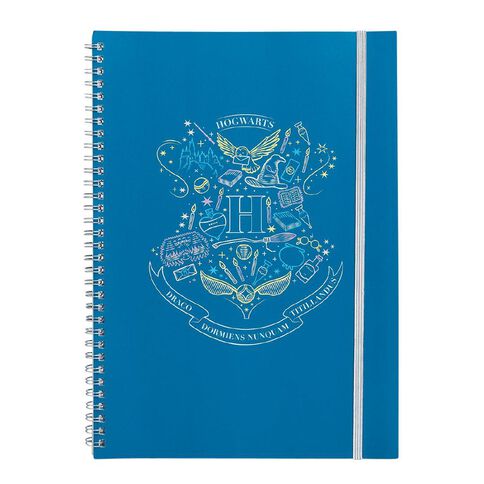 Harry Potter Warner Bros Softcover Notebook Black A4
