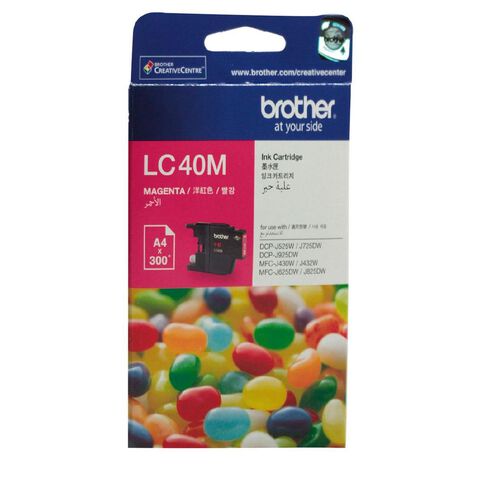 Brother Ink LC40 Magenta (300 Pages)
