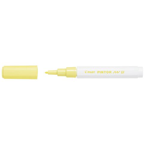 Pilot Pintor Marker Bullet Pastel Extra Fine 2.3mm Tip Yellow