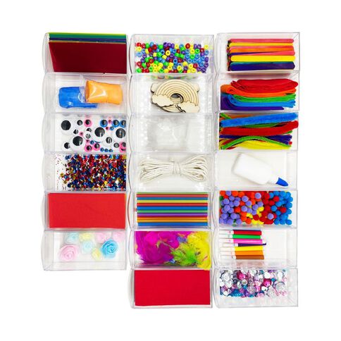 20 Drawers Rainbow Craft Set