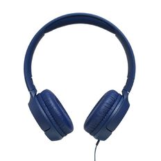 JBL Tune 500 Wired On-ear Headphones Blue Blue Mid