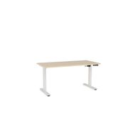 Agile Electric Height Adjustable Desk 1800 Nordic Maple/White