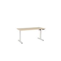 Agile Electric Height Adjustable Desk 1800 Nordic Maple/White
