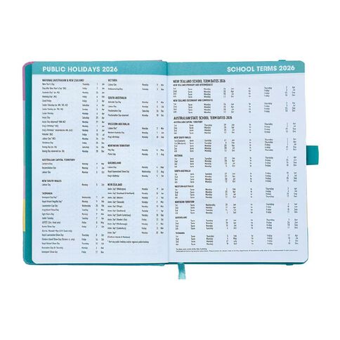 WS 2026 Weekly Planner Multi-Coloured
