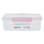 Sistema Klip It Pastels Rectangular Box Assorted Colours 2L