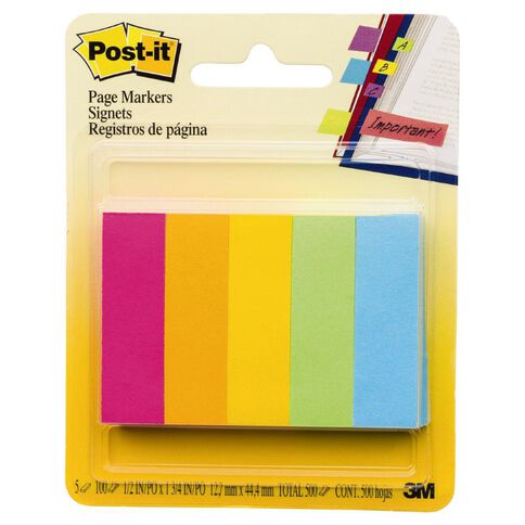 Post-It Page Marker Small 670 5AN | Warehouse Stationery, NZ