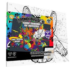 Splat Planet Paint By Numbers French Bulldog