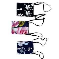 Anna Stretton Women's Dual Layer Fabric Face Mask No Ear's 3 Pack