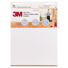 3M Flipchart 635 x 762mm 40 Sheet White