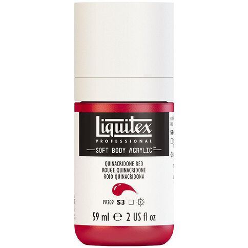 Liquitex Soft Body Acrylic 59ml Quin Red S3