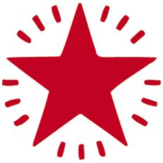 Xstamper Stamp Twinkle Star Red Mid