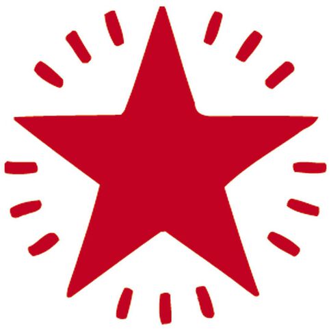 Xstamper Stamp Twinkle Star Red Mid