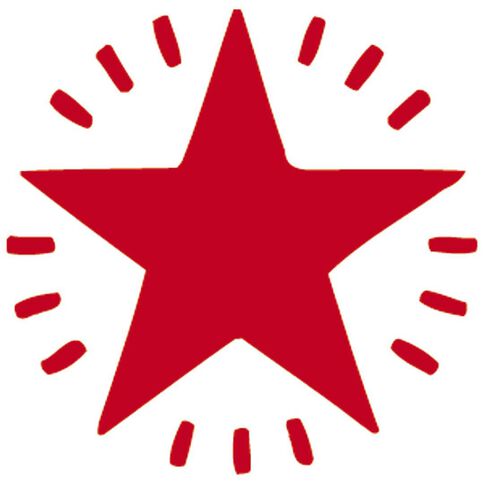 Xstamper Stamp Twinkle Star Red