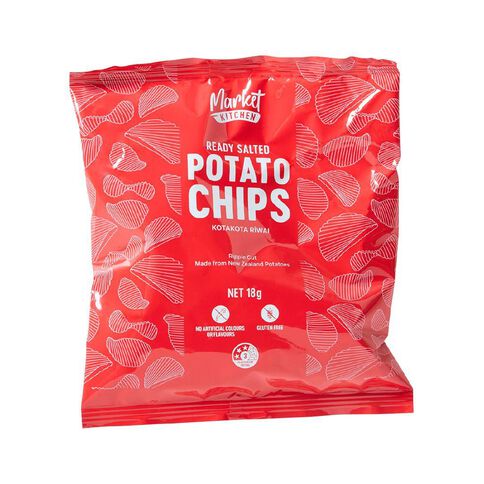 Market Kitchen Chips Ready Salted 10 Pack