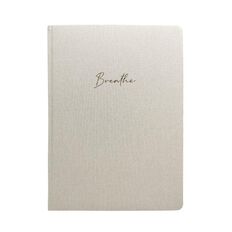 Uniti Stationery Linen A4 Notebook Cream