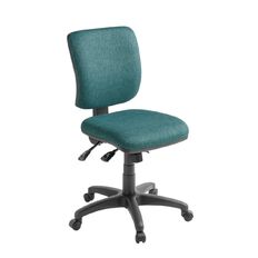 Eden Swatch 3 Lever Midback Ergonomic Chair Atlantic
