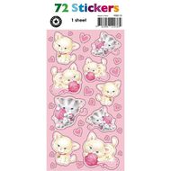 World Greeting Stickers 72 Piece Assorted
