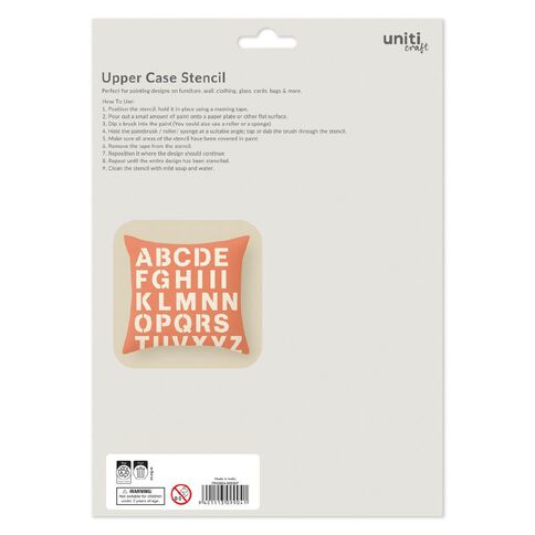 Urban Window Alpha Upper Case Design 18.5 X 24.5m