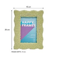 Happy Frames Fluffy Fabric 10x15 Green