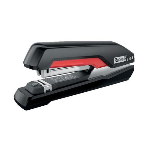 Rapid Stapler S17 Superflat 30 Sheet Full Strip Black/Red