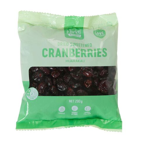Market Kitchen Dried Cranberries 200g