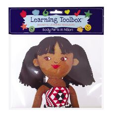 Learning Tool Box Magnetic Maori Body Parts Assorted