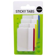 WS Coloured Sticky Tabs 38mm x 50mm 6 Sheet 4 Pack