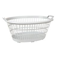 Living & Co Laundry Basket White 35L