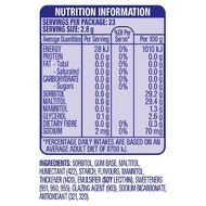 Extra White Bubblemint Chewing Gum SF Bottle 46 Piece 64g