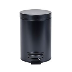 Living & Co Pedal Bin Black 3L