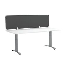 Boyd Visuals Desk Screen Dark Grey 1500mm