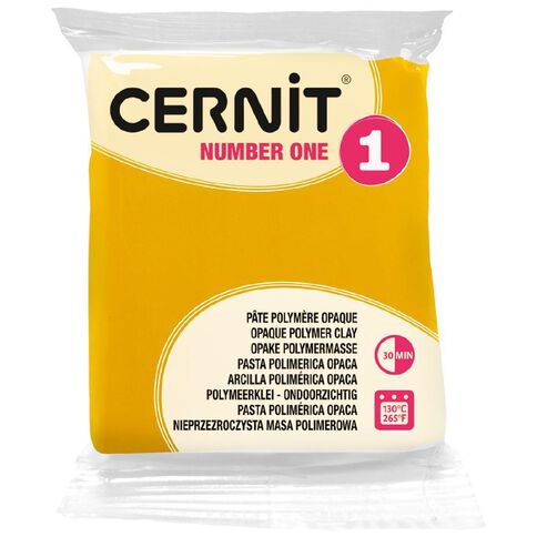 Cernit Polymer Clay No1 56g Yellow