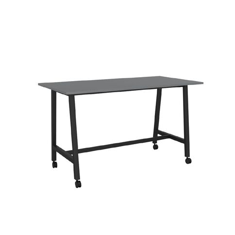 Knights Cubit Bar Leaner Castor 18 x 9 Silver