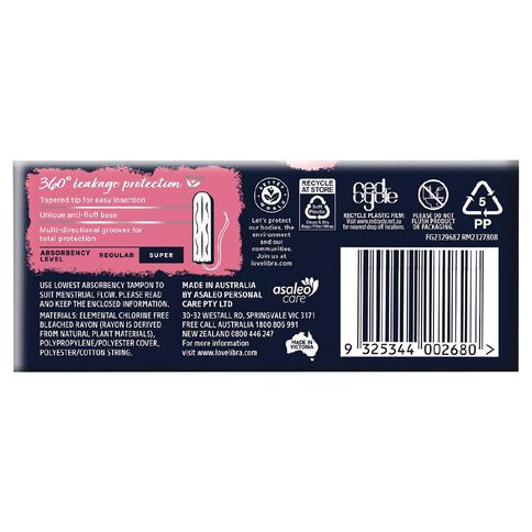 Libra Body Fit Super Tampon 16 Pack