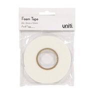 Uniti Foam Tape 2mm x 10mm White 2m