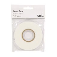 Uniti Foam Tape 2mm x 10mm x White 2m