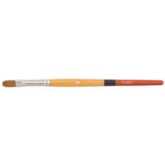 Princeton Snap Brush Short Handle Taklon Filbert 8 Gold