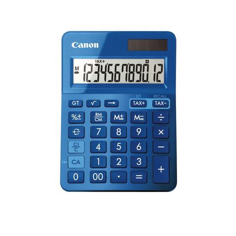 Canon LS-123K Desktop Calculator Blue
