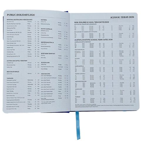 Disney Monsters University 2026 Day To Page Diary Blue Dark A5