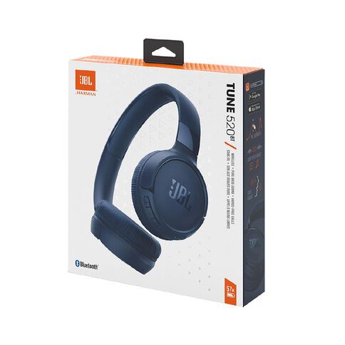 JBL Tune 520BT Wireless On Ear Headphones Blue